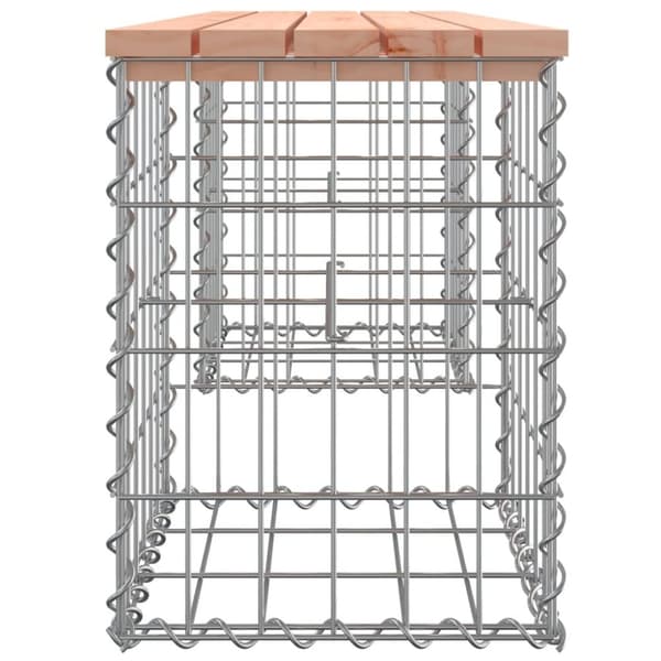 vidaXL Puutarhapenkki kivikori tyyli 103x31x42 cm täysi douglaskuusi