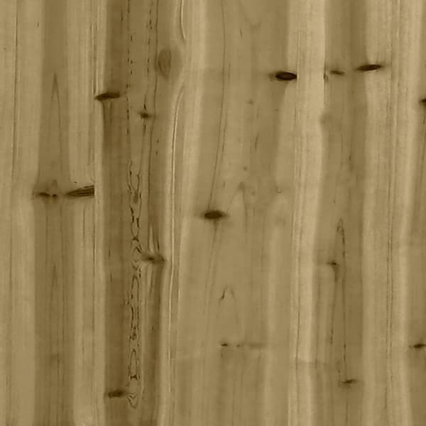 vidaXL Hagebenk gabiondesign 122x71x65,5 cm impregnert furu