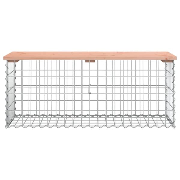 vidaXL Hagebenk gabiondesign 103x44x42 cm heltre douglasgran