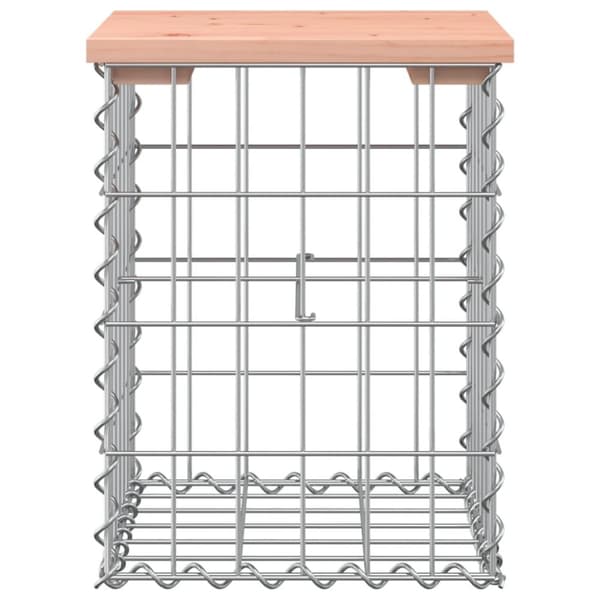 vidaXL Hagebenk gabiondesign 33x31x42 cm heltre douglasgran