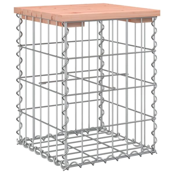 vidaXL Hagebenk gabiondesign 33x31x42 cm heltre douglasgran