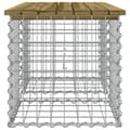 Miniatyrbilde 4 av 8: vidaXL Hagebenk gabiondesign 103x44x42 cm impregnert furu