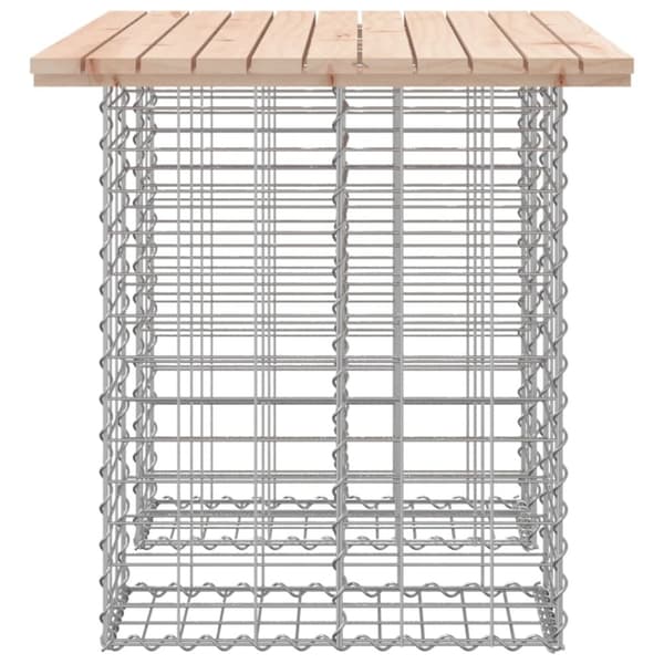 vidaXL Hagebenk gabiondesign 100x70x72 cm heltre furu