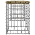 Miniatyrbillede 4 af 8: vidaXL havebænk med gabiondesign 103x31x42 cm imprægneret fyrretræ