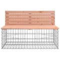 Miniatyrbilde 6 av 9: vidaXL Hagebenk gabiondesign 347x71x65,5 cm heltre douglasgran