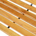 Miniatyrbild 9 av 10: Rootz Trädgårdsbänk - Bänk - Träbänk - 2-sits - Parkbänk - Stål - Svart - Brun - Natur - 122 x 60 x 80 cm