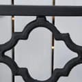 Miniatyrbillede 7 af 10: Rootz havebænk - 2-personers havebænk - metal - sort - 128 x 58,5 x 89 cm
