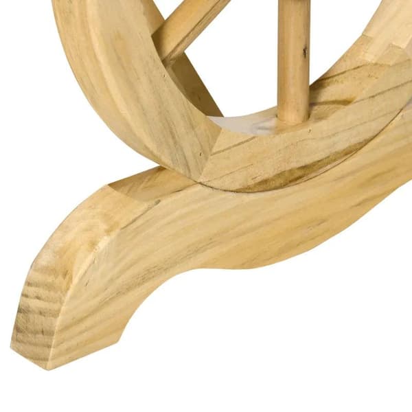 Rootz Havebænk - Træ, vejrbestandig bænk - Havemøbler - Rustik bænk - Naturlig - 98 x 50 x 39,5 cm