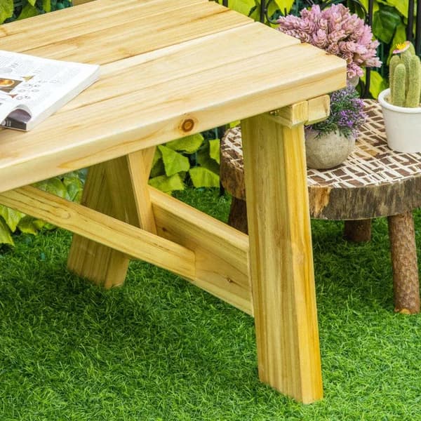 Rootz Havebænk - Parkbænk til 2 personer - Grantræ - Klassisk design - Naturtræ - 116 x 56 x 80 cm