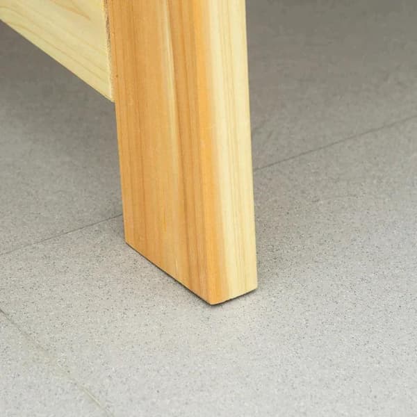 Rootz Havebænk - Parkbænk til 2 personer - Grantræ - Klassisk design - Naturtræ - 116 x 56 x 80 cm