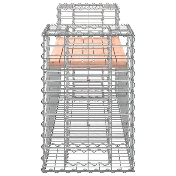 vidaXL Hagebenk gabiondesign 183x41x60,5 cm heltre douglasgran