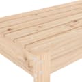 Miniatyrbillede 6 af 8: vidaXL havebænk 110x38x45 cm massivt fyrretræ