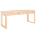 Miniatyrbillede 2 af 8: vidaXL havebænk 110x38x45 cm massivt fyrretræ