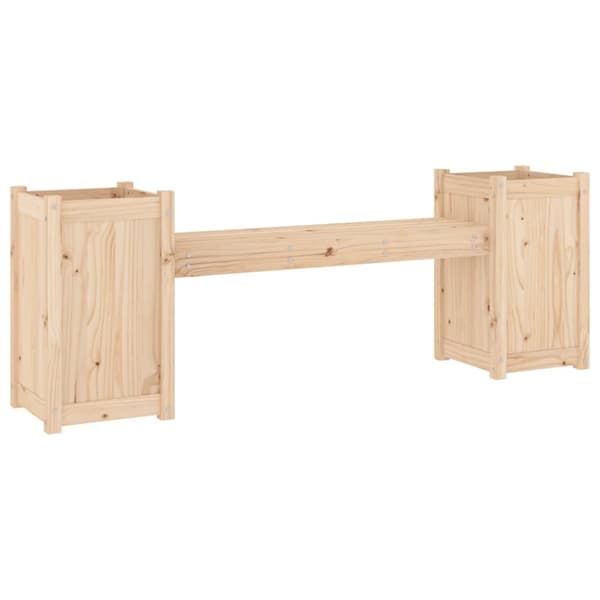 vidaXL Plantebenk 180x36x63 cm heltre furu