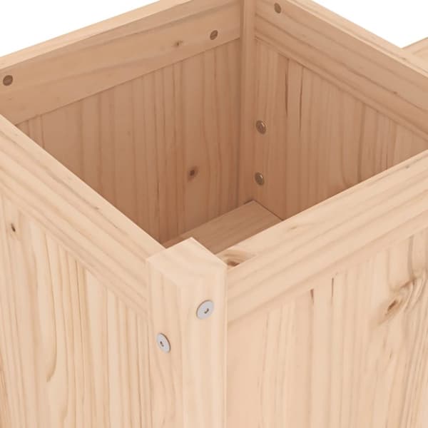 vidaXL Plantebenk 180x36x63 cm heltre furu