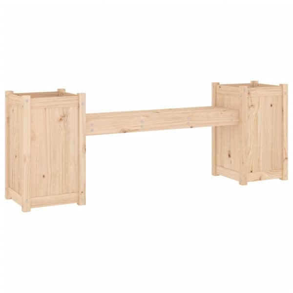 vidaXL Plantebenk 180x36x63 cm heltre furu