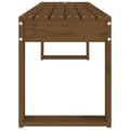 Miniatyrbillede 4 af 8: vidaXL havebænk 110x38x45 cm massivt fyrretræ gyldenbrun