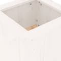 Miniatyrbilde 7 av 9: vidaXL Plantebenk hvit 184,5x39,5x56,5 cm heltre furu