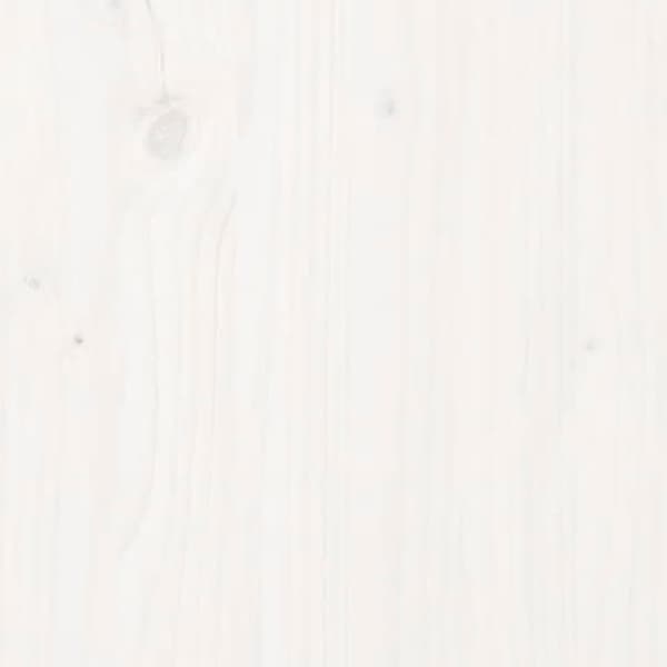 vidaXL Plantebenk hvit 184,5x39,5x56,5 cm heltre furu