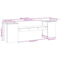Miniatyrbilde 9 av 9: vidaXL Plantebenk hvit 184,5x39,5x56,5 cm heltre furu