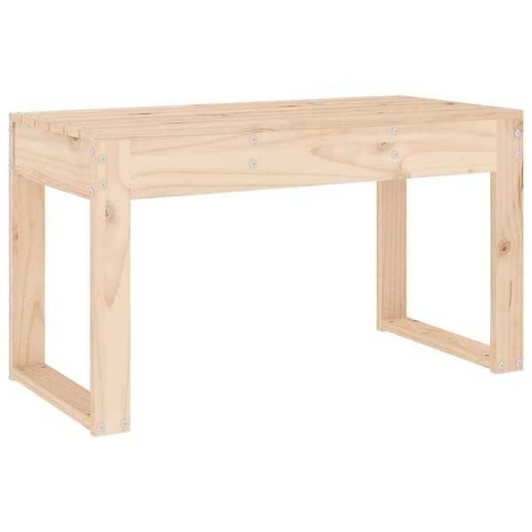 vidaXL Hagebenk 80x38x45 cm heltre furu