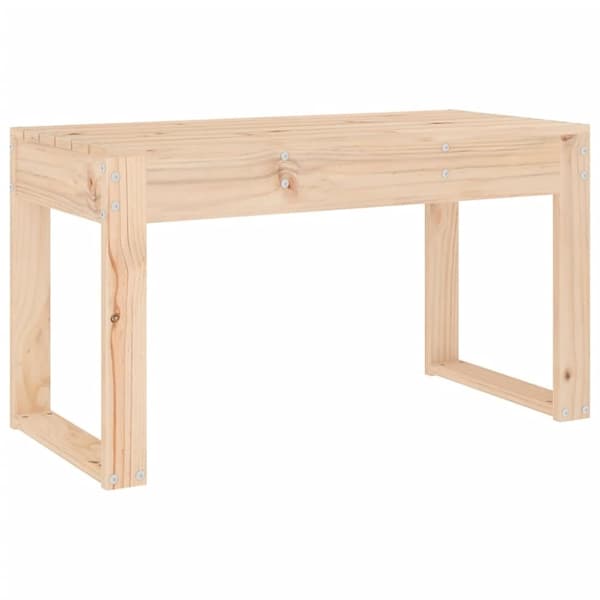 vidaXL havebænk 80x38x45 cm massivt fyrretræ