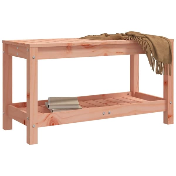 vidaXL havebænk 82,5x35x45 cm massivt douglasgran