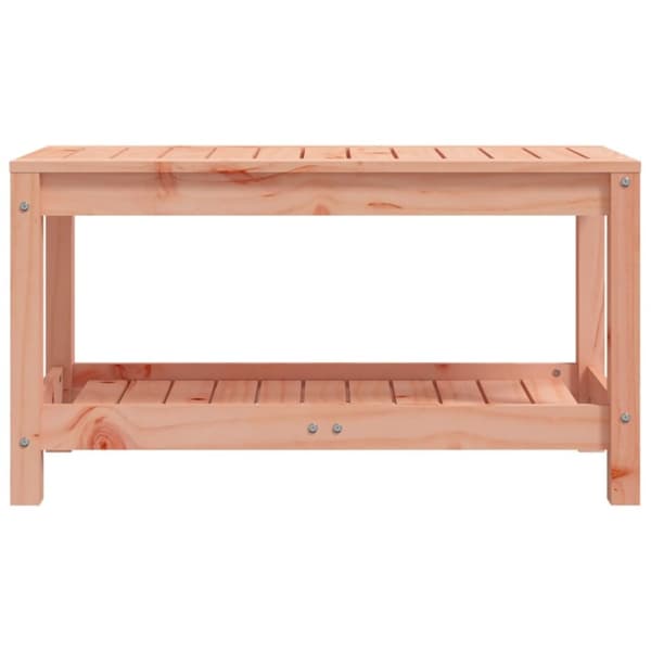 vidaXL havebænk 82,5x35x45 cm massivt douglasgran