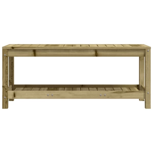 vidaXL havebænk 108x35x45 cm imprægneret fyrretræ