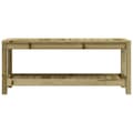 Miniatyrbilde 4 av 9: vidaXL Hagebenk 108x35x45 cm impregnert furu