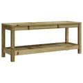 Miniatyrbilde 5 av 9: vidaXL Hagebenk 108x35x45 cm impregnert furu