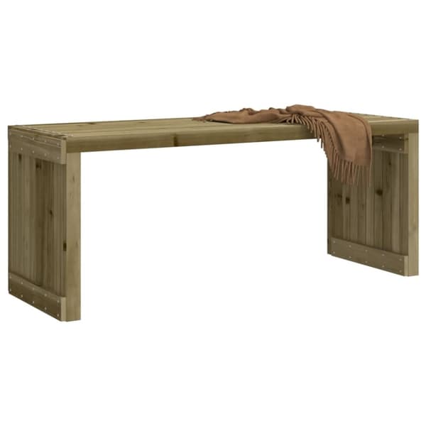 vidaXL havebænk 212,5x40,5x45 cm udvideligt design imprægneret fyr