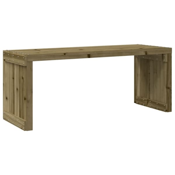 vidaXL havebænk 212,5x40,5x45 cm udvideligt design imprægneret fyr