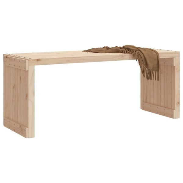 vidaXL Trädgårdsbänk justerbar 212,5x40,5x45cm massiv furu
