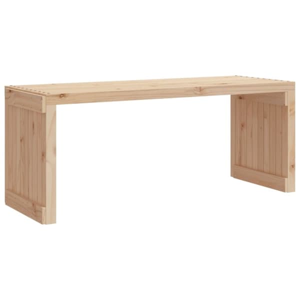 vidaXL Trädgårdsbänk justerbar 212,5x40,5x45cm massiv furu