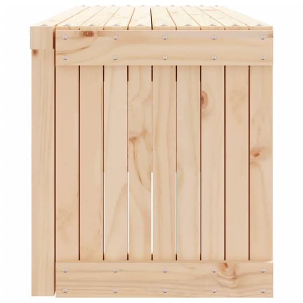 vidaXL Trädgårdsbänk justerbar 212,5x40,5x45cm massiv furu
