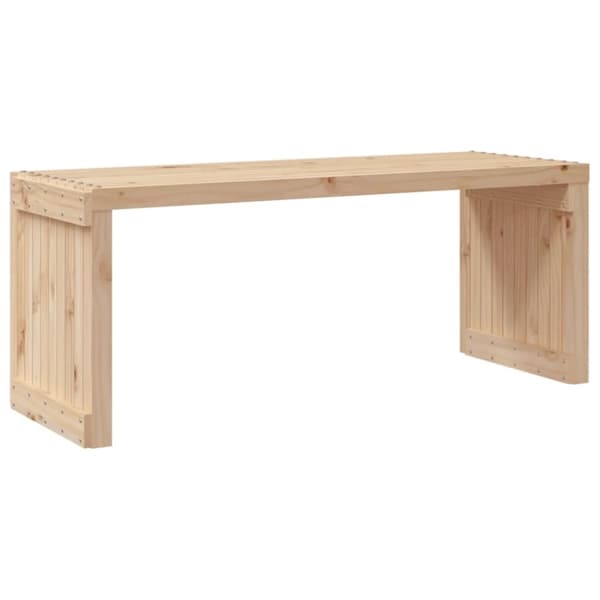 vidaXL Trädgårdsbänk justerbar 212,5x40,5x45cm massiv furu
