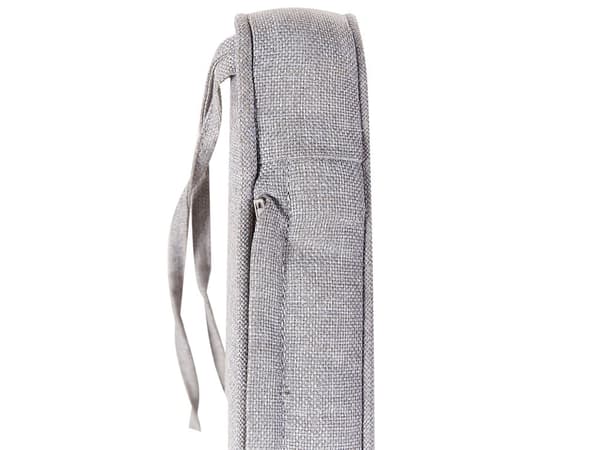 Puutarhapenkki tumma akaasiapuu harmaat pehmusteet 120 x 91 x 60 cm 2 hengelle säilytystila luonnollinen rustiikkinen
