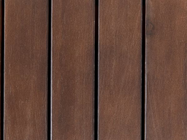 Trädgårdsbänk med förvaring Mörkt massivt akaciaträ 120 x 60 cm 2-sits utomhus Patio Rustik traditionell stil