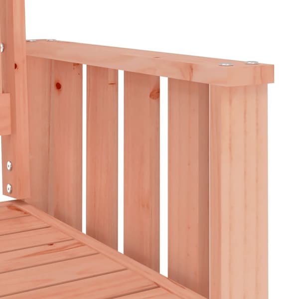 vidaXL Hagebenk med bord 2-seters heltre douglasgran