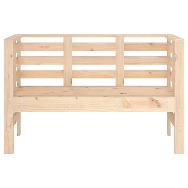 vidaXL Puutarhapenkki 111,5x53x71 cm täysi mänty