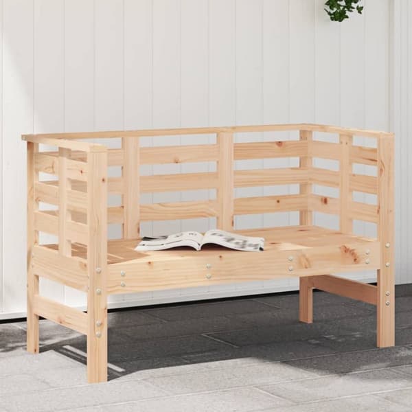 vidaXL Puutarhapenkki 111,5x53x71 cm täysi mänty