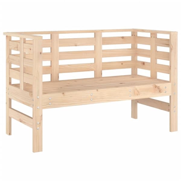 vidaXL Hagebenk 111,5x53x71 cm heltre furu