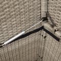 Miniatyrbillede 7 af 11: vidaXL havebænk med hynder polyrattan lysegrå