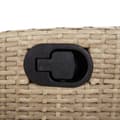 Miniatyrbillede 8 af 10: vidaXL havebænk med hynder og lænefunktion polyrattan beige