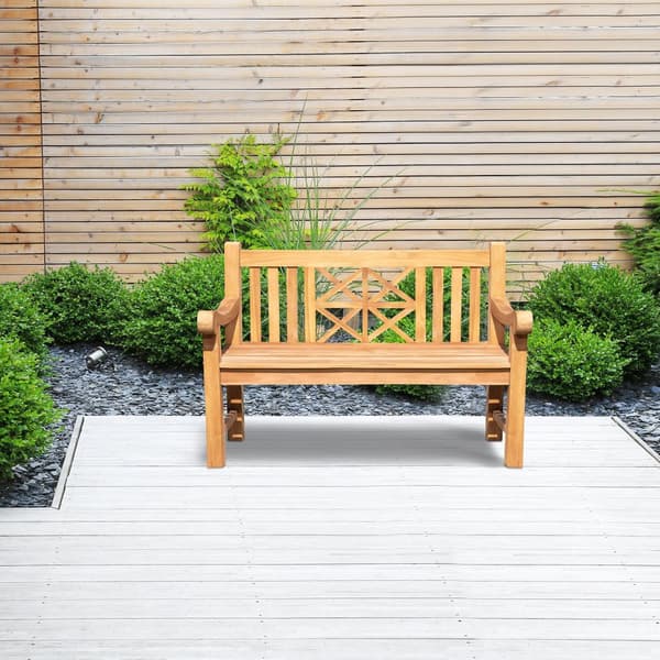 CLP Teak-penkki 120 cm ja kansi