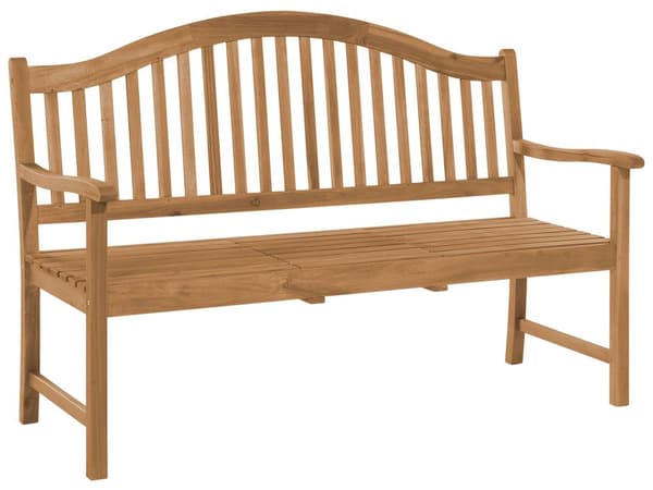 Havebænk Lyst Akacietræ 150 cm med Klapbord til Terrassen Altan Klassisk Design