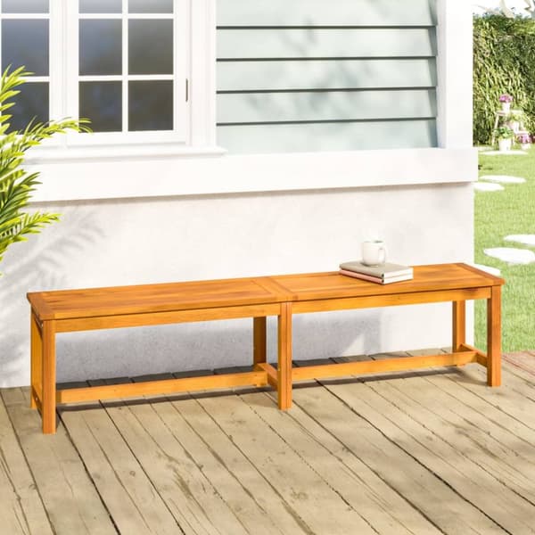 vidaXL havebænk 180x35x45 cm massivt akacietræ -  Havebænke