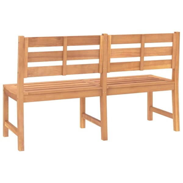 vidaXL Trädgårdsbänk 150 cm massiv teak -  Trädgårdsbänkar