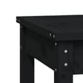 Miniatyrbillede 7 af 9: vidaXL havebænk 80x44x45 cm massivt fyrretræ sort -  Havebænke